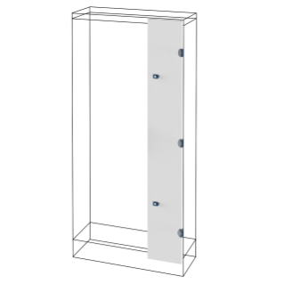 BLIND DOOR - SIDE COMPARTMENT - QDX 630/1600 H - (600+300)X2000MM