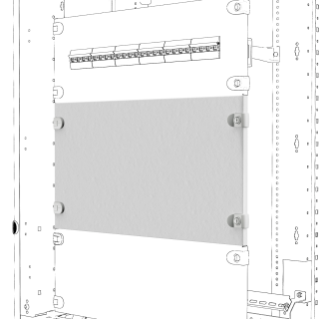 BLIND FRONT PANEL - QDX - 600X150MM