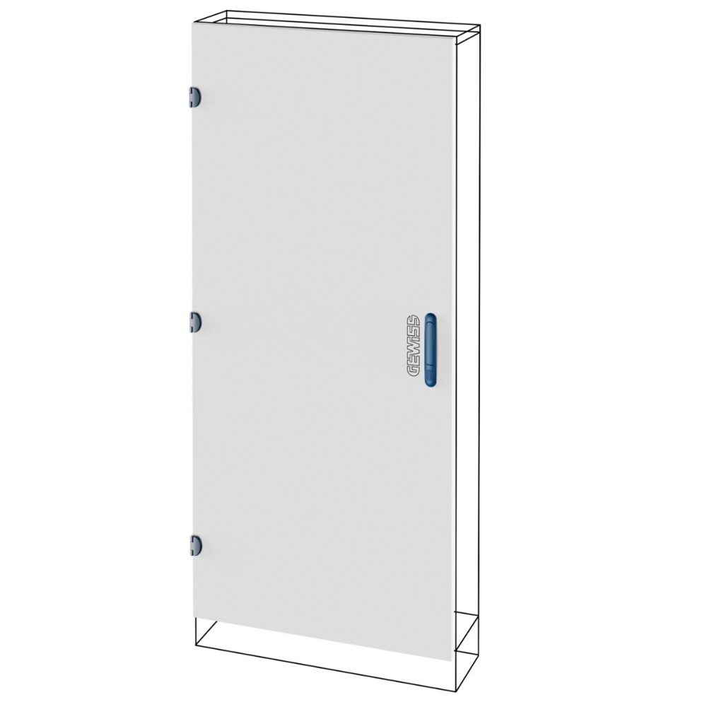 puerta ciega - qdx 630 l - para estructura 600x1200 mm