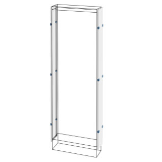 PAIRE DE PANNEAUX LATÉRAUX - MONTAGE AU SOL - CARTES DE DISTRIBUTION - QDX 630 H - 1800X400MM