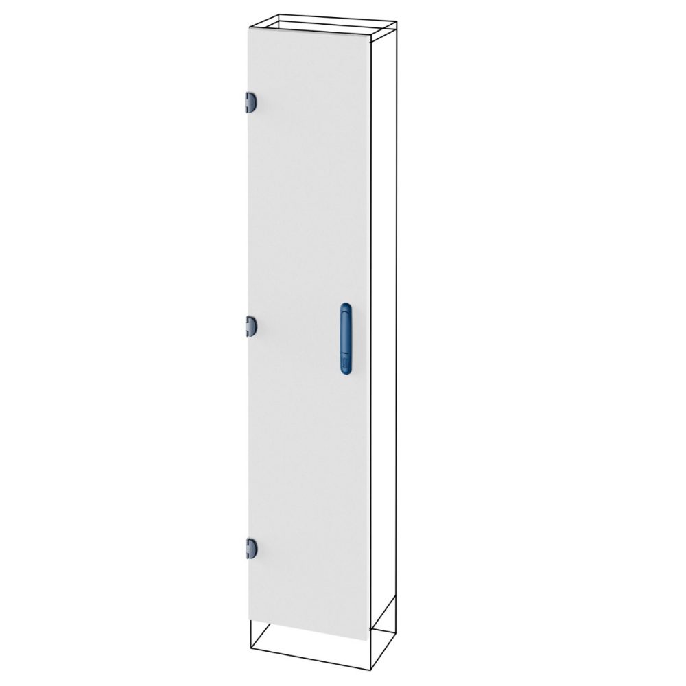 porte aveugle - pour compartiment externe - qdx 630 l - pour structure 300x1000mm