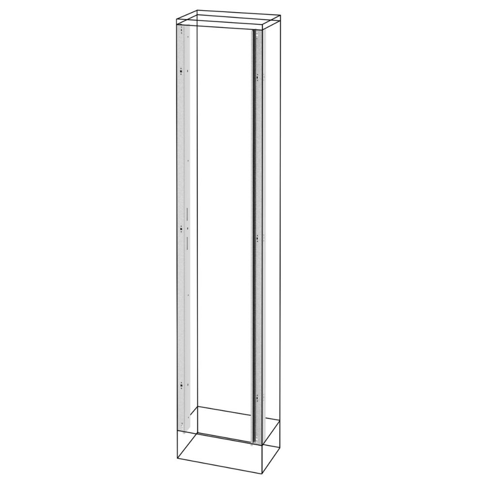 coppia di montanti anteriori - per vano esterno - qdx 630 l - 1600mm