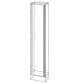 coppia di montanti anteriori - per vano esterno - qdx 630 l - 1000mm