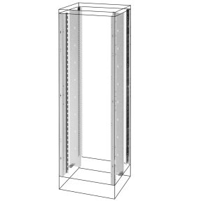 montanti e telai funzionali - armadio da pavimento - qdx 1600 h - 1800mm
