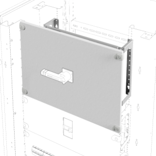 INSTALLATION KIT FOR SWITCH DISCONNECTOR ON PLATE - HORIZZONTAL/VERTICAL - FIXED VERSION - MSS 630 - 600X400MM