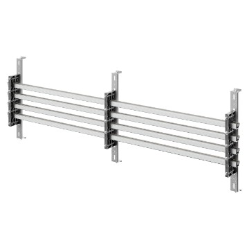 Paire de porte-barres omnibus pour barres omnibus en aluminium profilées verticales pour cartes de distribution QDX 1600H Paire de porte-barres omnibus pour barres omnibus en aluminium profilées verticales pour cartes de distribution QDX 1600H
