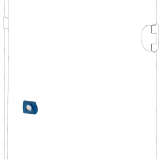 SPARE PART LOCK - QDX 630/1600 H - FOR EXTERNAL COMPARTMENT DOOR