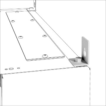 Spare part wall fixing brackets