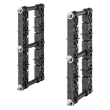 Pair of  busbar-holders for horizontal flat busbars for QDX 1600H distributions boards