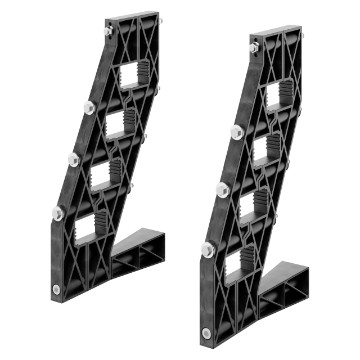 Pair of busbar-holders for horizontal aluminium shaped busbars for QDX 1600H distribution boards