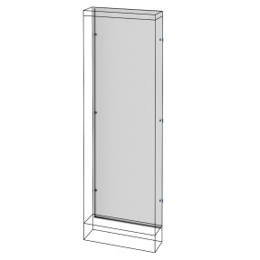 PANEL POSTERIOR - QDX 630/1600 H - 600X1600 MM