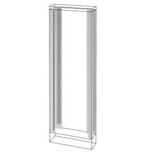 MONTANTS ET CADRES FONCTIONNELS - CARTES DE DISTRIBUTION DE MONTAGE AU SOL - QDX 630 H - 2000X400MM