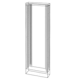 UPRIGHTS AND FUNCTIONAL FRAMES - FLOOR-MOUNTING DISTRIBUTION BOARDS - QDX 630 H - 1800X400MM