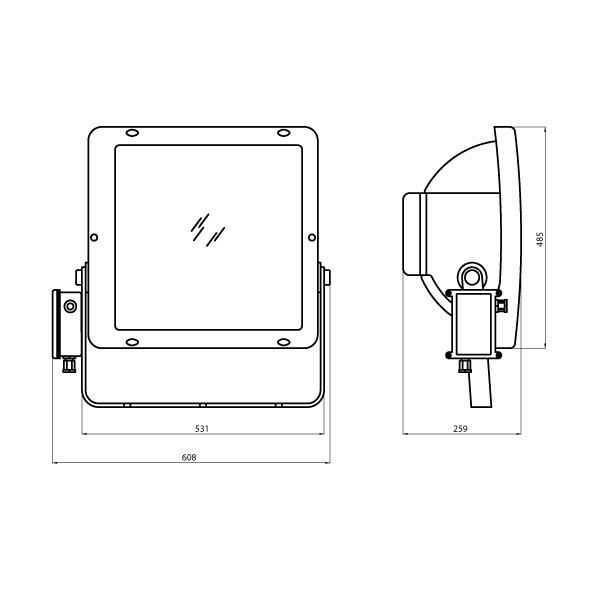 Floodlight Gw84648 Gewiss
