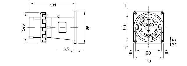 Gerätestecker - GW60231 | Gewiss
