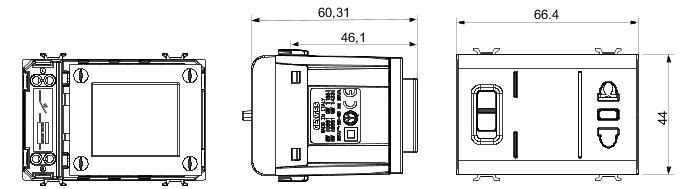 Socket Outlet Gw10331 Gewiss
