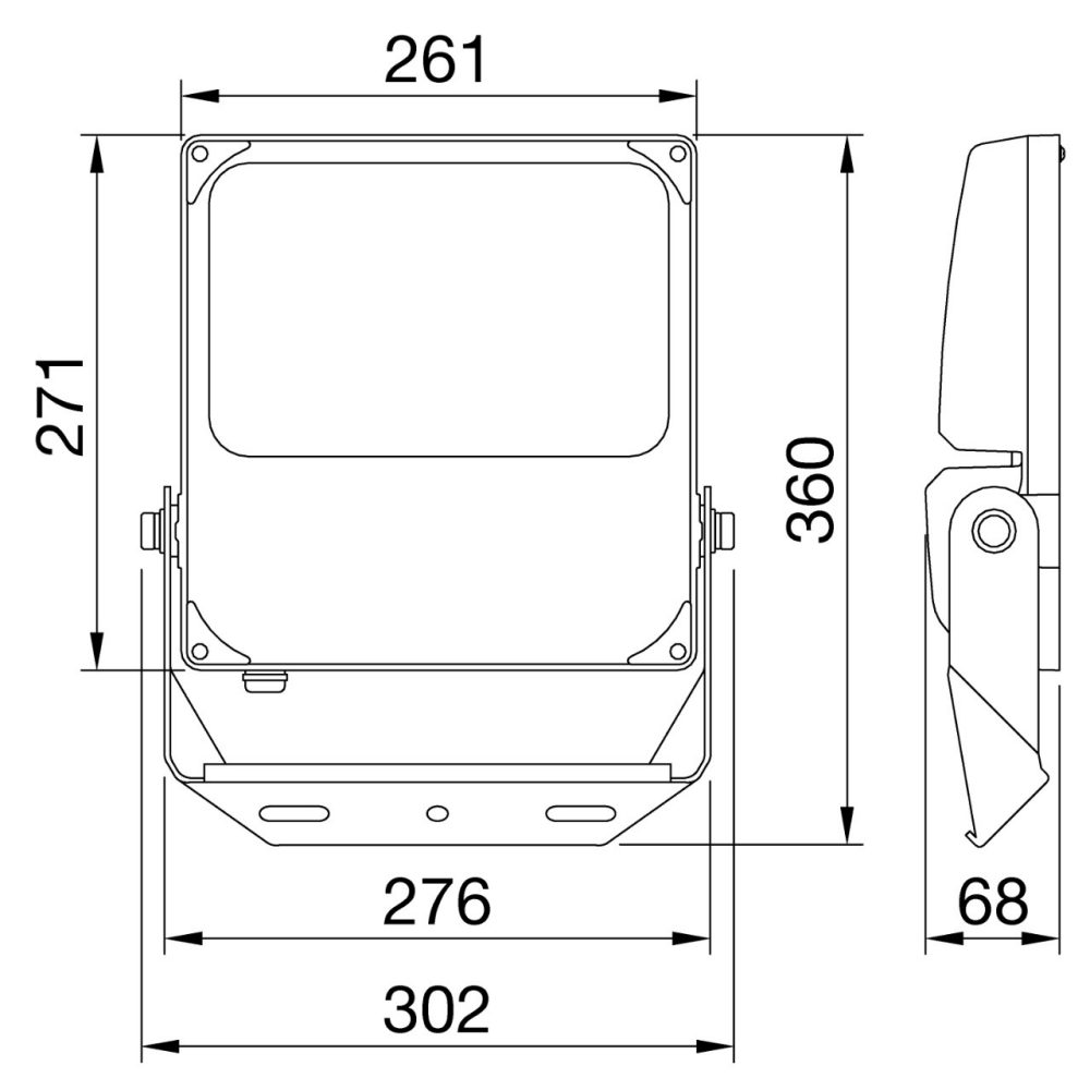 Datasheet ELIA FL L3 150W 5700K CRI80 ON/OFF ASYM