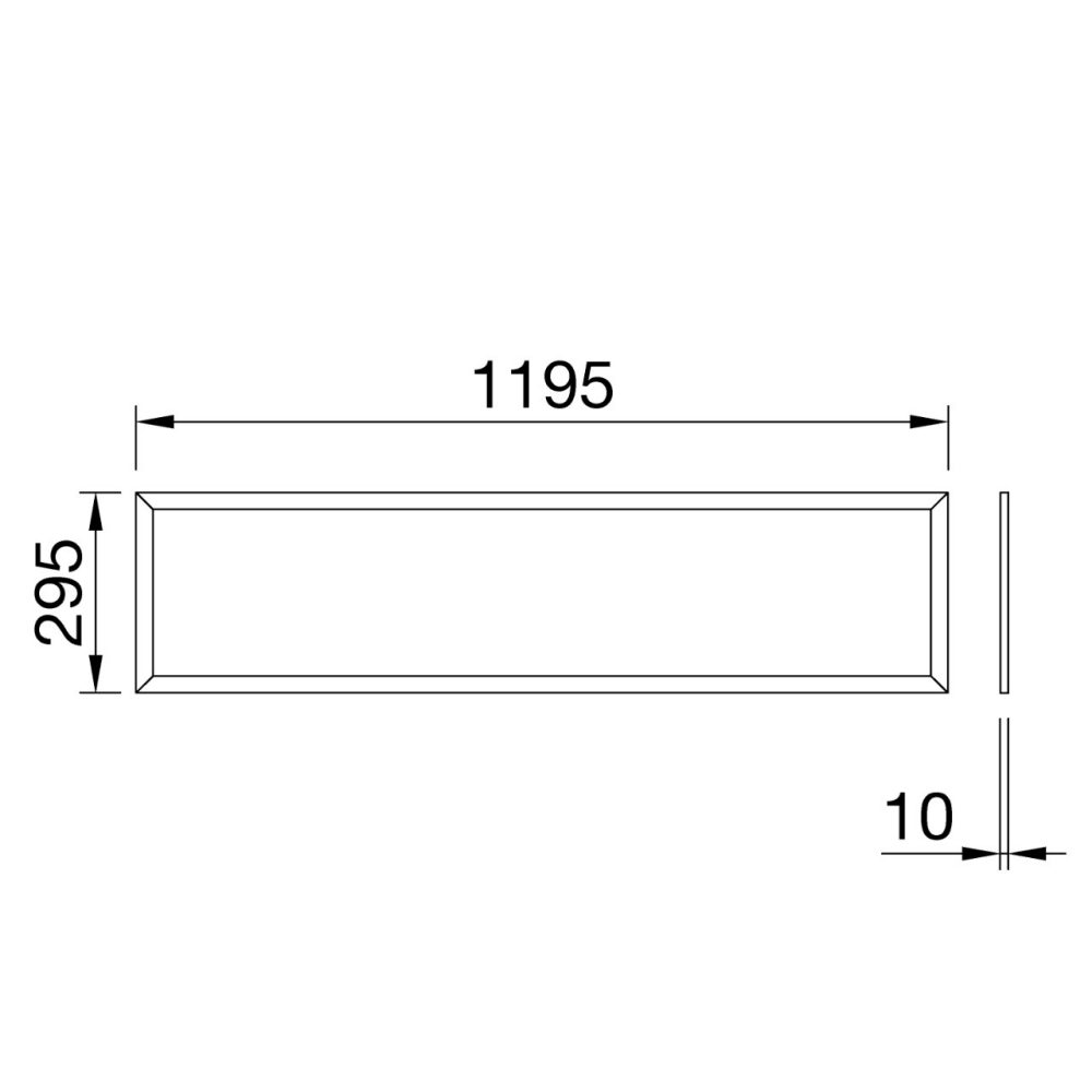 Datasheet ELIA PL IP65 M1 (30X120CM) 4000K CRI80 ON/OFF OPAL